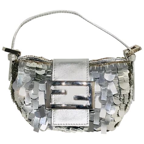 fendi silver purse